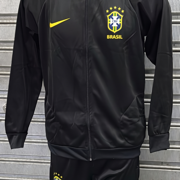 Agasalho Completo da Seleção Brasileira Preto